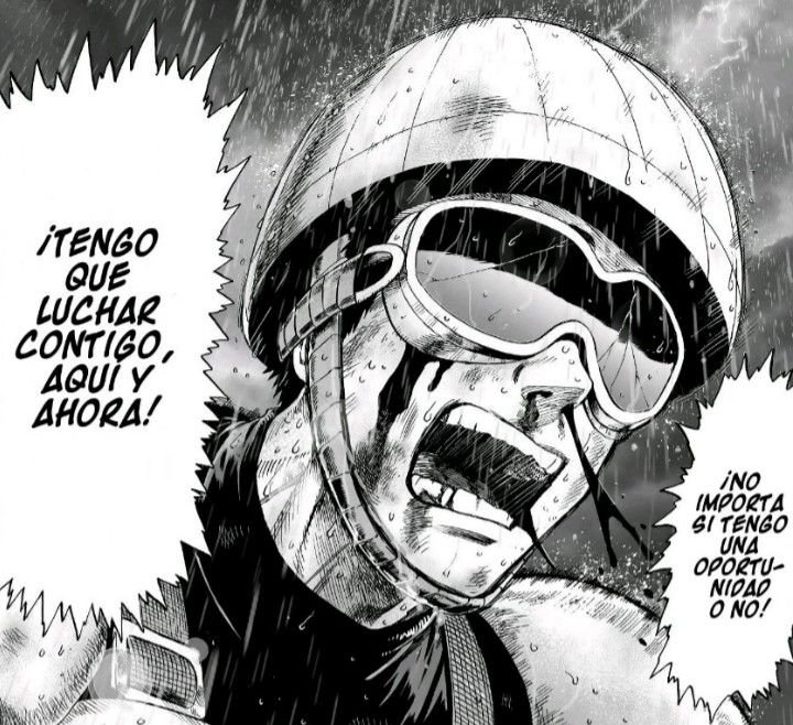Na_Koshi1's tweet photo. Mumen Rider con una bici y cero poderes tiene un trillón de veces más Huevos que ese idiota. El tipo sabe que el Monstruo Marino lo va a hacer mierda, pero se pone ahí a recibir la golpiza porque es su deber. Eso es tener madera de héroe, no andar esperando milagros https://t.co/cjAyacUlLF