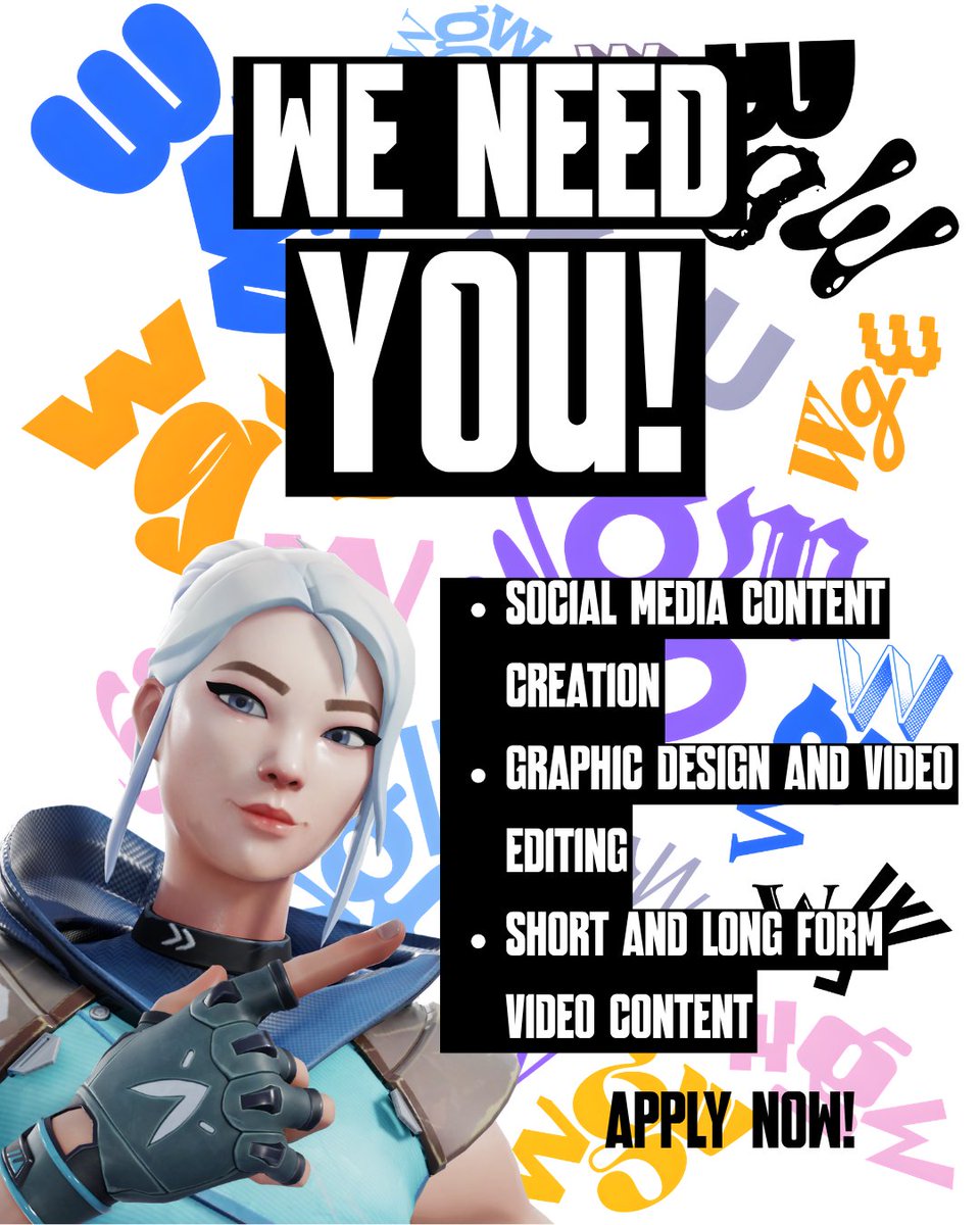 wgwesports's tweet photo. 🔥WE'RE LOOKING FOR A VIDEO EDITOR🔥

We're looking for a creative and driven individual to help bring our content to the next level!

Build your portfolio, showcase your creativity, and grow alongside WgW Esports. **PAID POSITION**

Apply here: https://t.co/ThuiFXIvkq https://t.co/lUUoAf2d68