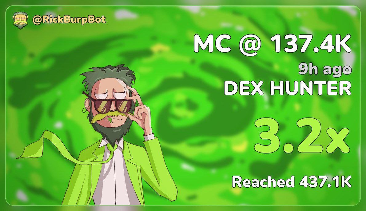 dexhunter01's tweet photo. An absolutely insane day for Dex hunter fam ⚡️

From $MUCRON 5x+, $DACITY 20x+, $LARPCHECK 6x+, $MC $5x+ calls - 

everything just kept mooning. 🚀
No bots, no copied signals - just raw instinct, heat, and pure meme culture.
Some woke up to doubled wallets.
Some still can’t believe their green candles are real.
And me? I just smiled - because this is exactly what  season feels like. 

This hunters isn’t for the safe players.
It’s for those who hunt narratives, ride waves, and create new charts.
Keep this momentum - we’re witnessing a mini bullrun right in the middle of memeseason. 
If you’re still outside… you’re just watching charts, bro.

TG- https://t.co/mxqYga5XVd