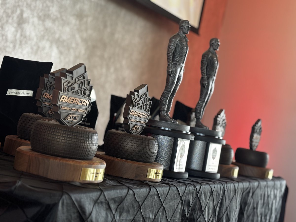ASCSRacing's tweet photo. Celebrations Continue 🥂

The drivers and teams of ASCS will join us tonight for the annual Awards Banquet at the Tulsa Hard Rock Hotel &amp; Casino! https://t.co/tSOXFEG4G3