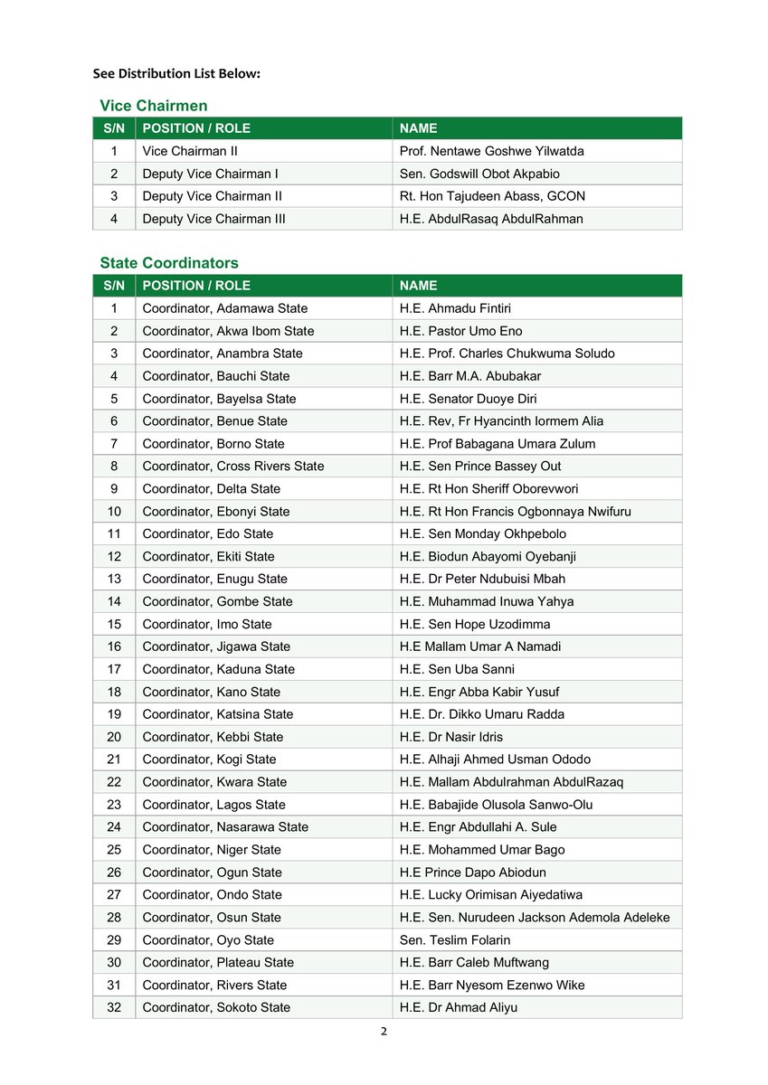 APC_2027_PCC's tweet photo. You are hereby invited to the inaugural meeting of the APC Presidential Campaign Council, scheduled to hold as follows:

DATE: Tuesday, 20th, October 2026

TIME: 2 PM Prompt

VENUE: Presidential Campaign Council HQ Plot 781, Herbert Macaulay Way, Central Business District, Abuja.

Kindly note that the meeting is strictly by invitation to the list of attendees as attached herewith.

HE. SENATOR HOPE UZODIMMA
Secretary, APC Presidential Campaign Council

@officialABAT @officialSKSM @Hope_Uzodimma1 @OfficialAPCNg