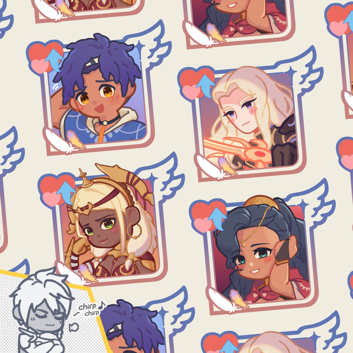 jonigiri_'s tweet photo. new Fire Emblem support charms Fortune's Weave ver!
Available Now ❤️‍🔥 https://t.co/tmGHcRCYsk