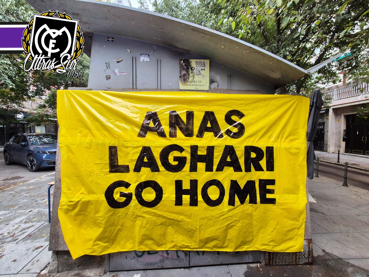 FondoSur_1980's tweet photo. ¡El Madrid no se vende!
#UltrasSur #SiempreFieles #MarcelianoSantaMaría https://t.co/S5SbfeXbVw