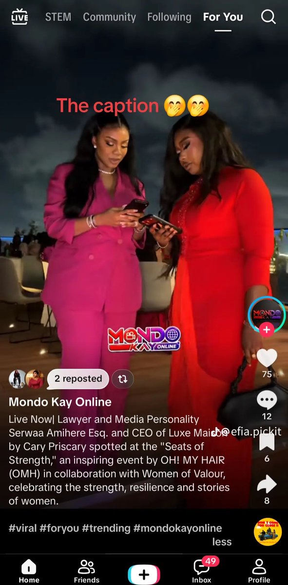 JaneWillioyu's tweet photo. It’s the caption for me 👇🤭
#perfectmatchxtra
#priscaryprincilla https://t.co/2QPrxTkbku