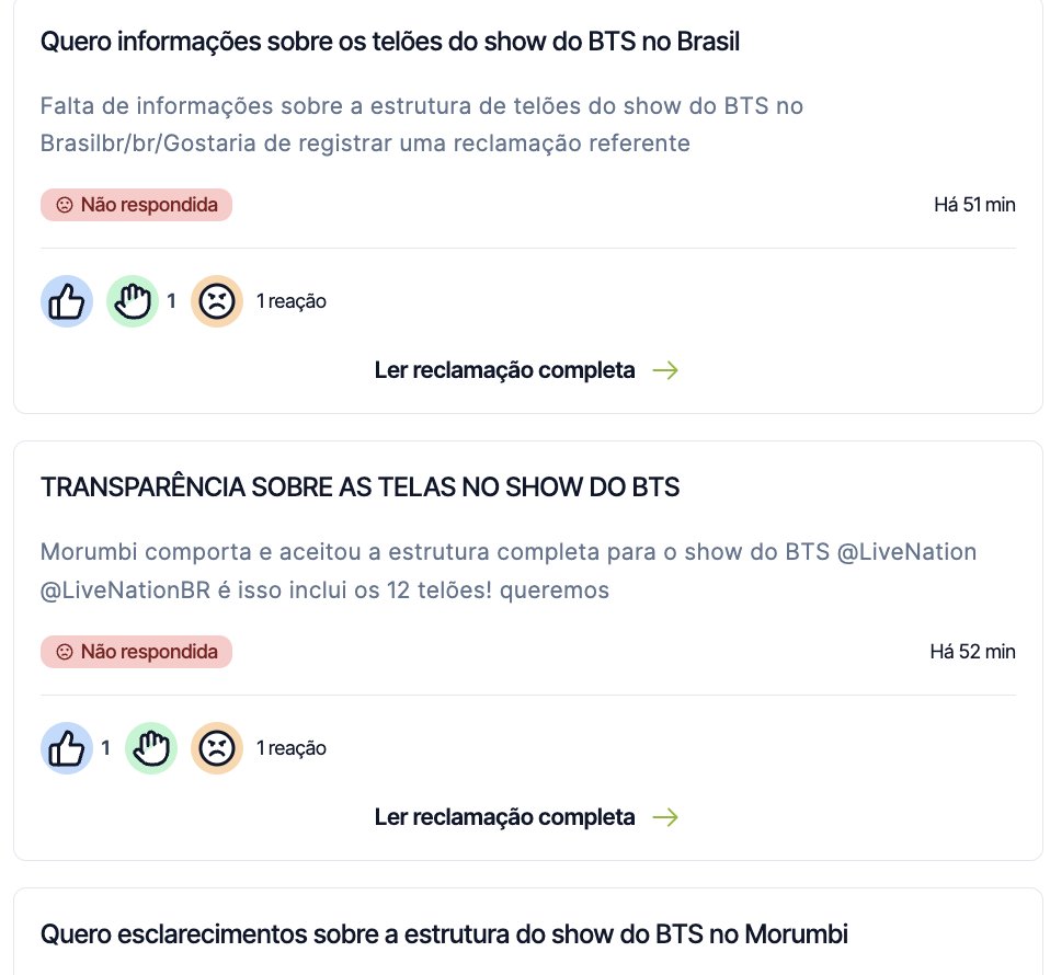 lucaswiththv's tweet photo. LINDO ISSO! 

ESTAMOS NO NOSSO DIREITO

@LiveNationBR
CASO PERMANEÇA ESSE SILÊNCIO, ENTRAREMOS COM DENÚNCIA EM MASSA NO PROCON  #BTSNoBrasil #LiveNationBrasil #RespeitoAoConsumidor https://t.co/rvcoVp259p