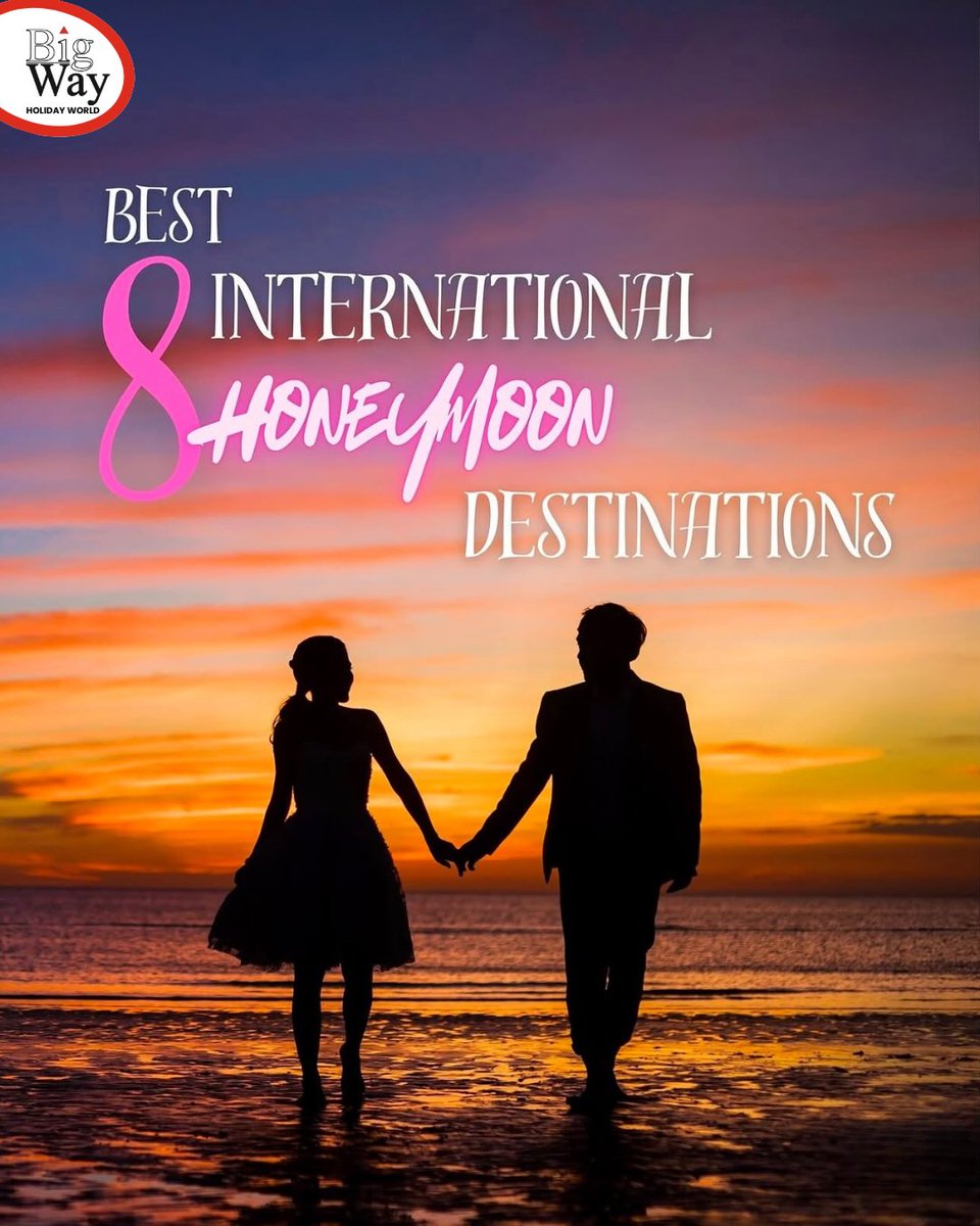 ALMOHTAREFF's tweet photo. Two hearts, one journey, and a lifetime of memories. Make your honeymoon the perfect beginning to your love story, from dreamy beaches to unforgettable sunsets. Plan a romantic escape and create moments you’ll cherish forever. https://t.co/kXR2YzMIcQ