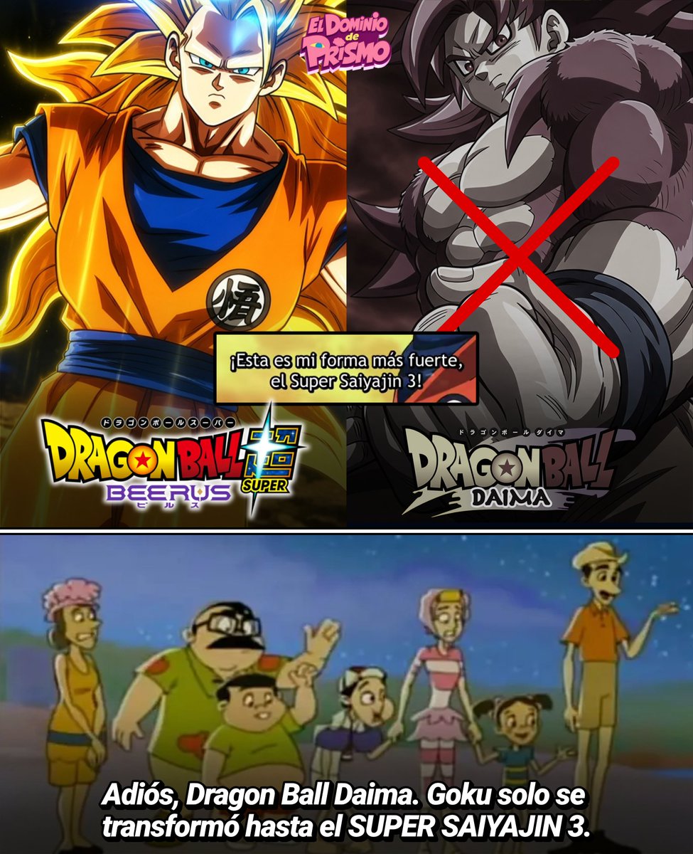 DominiodePrismo's tweet photo. 🐉🟡 Adiós, Dragon Ball Daima

Goku no se transformó en SSJ4. Algunos fans esperaban que Dragon Ball Super: Beerus tuviera alguna conexión con la serie, pero no hubo ni rastro de ella.

Muchos otros están muy contentos de que hayan dejado a Daima de lado. https://t.co/Ahk3qDHDsn