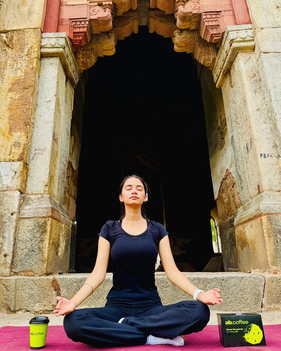 chailany's tweet photo. From the mat to my mug, balance flows through my day. Partnering with @abcoffeeindia to celebrate movement and mindful sipping. Each asana grounds me, each sip brings clarity. Here’s to strength, stillness, and the bold cup after savasana. https://t.co/7kr0yj5DTV