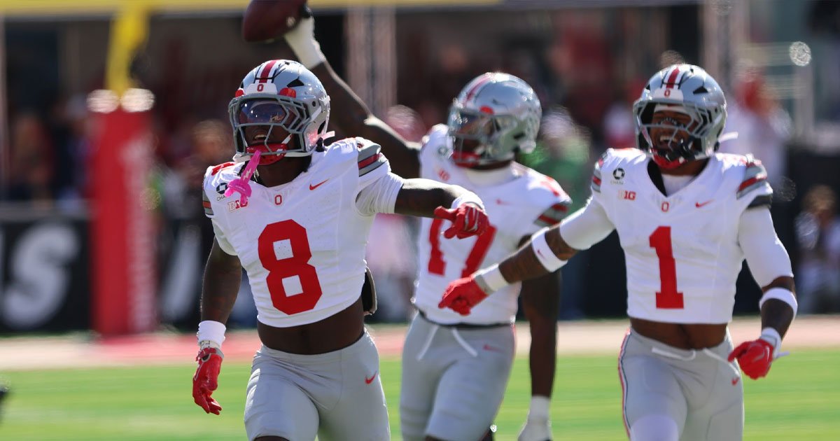 SpencerHolbrook's tweet photo. Ohio State has won with offense for most of the season. Offense-first was becoming the Buckeyes' identity. 

Saturday, they won with defensive turnovers and special teams. They'll need to do more of it moving forward now too. 

READ: https://t.co/irUAWxmAG4 https://t.co/v79TCnJPMu