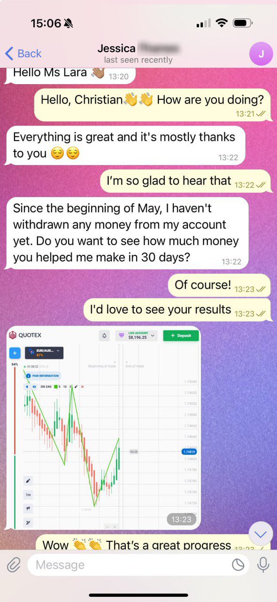 LaraTrader0's tweet photo. Depending on the velocity of the trading market, you will profit about 10x your investment capital between 12-72 hours of trade..... https://t.co/8PcTktySE2