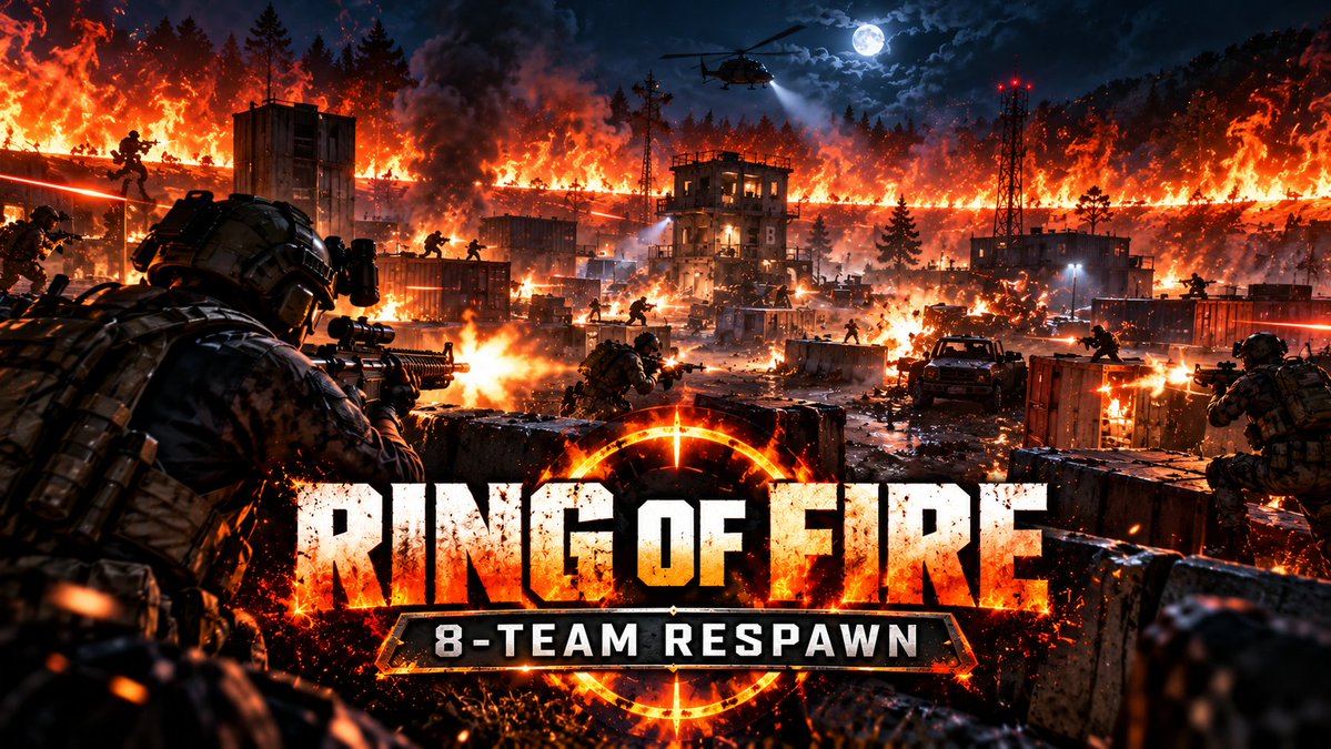 tacticalrewind6's tweet photo. Tonight 8:30 PM MT, 7 modes in test:
🪢 Tug of War
🔥 Ring of Fire 8 Teams
🔁 Ring of Fire 8 Team Respawn
🚁 X-Fill
💥 Crossfire Demo
💣 Classic Demo
🌙 Night Stalkers

Join: BF6 → Portal → search
FIRST-PERSON: SEARCH TR1P
THIRD-PERSON: SEARCH TR3P

https://t.co/m62Mzss6Z3 https://t.co/KbJcv4wpuE