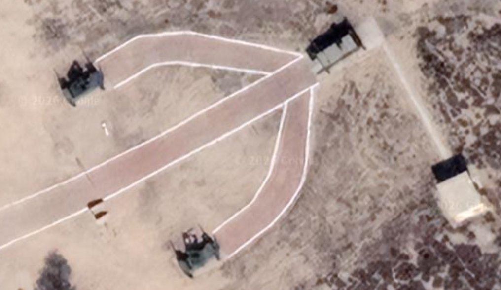 Priyan81905273's tweet photo. SPADA 2000-plus firing unit deployed at PAF Base Rafiqui. 2 launch units paired with a Falco Plus FCR. Usually, SPADA battery consists of 2-4 firing units, so other FU is missing.

Image is from 2022 GE (chosen for higher definition), but unit is still present in 2026. https://t.co/rMSm0T10AN