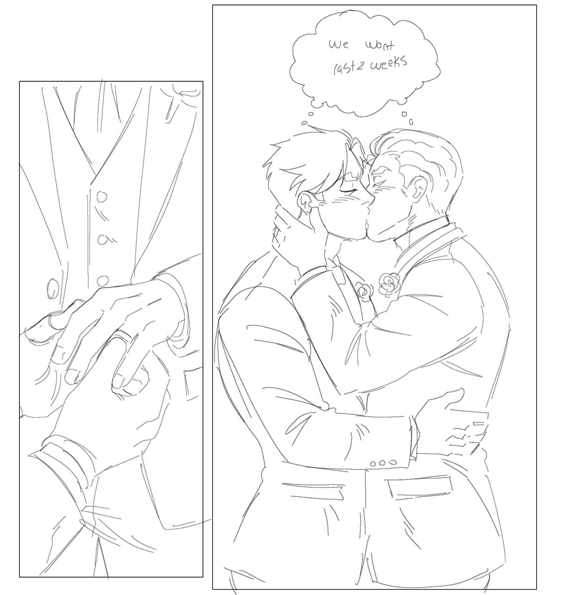 RatlovesDC's tweet photo. Sketch mid comms cuz i find them hilarious #dickjoey https://t.co/qYA6g89SAj