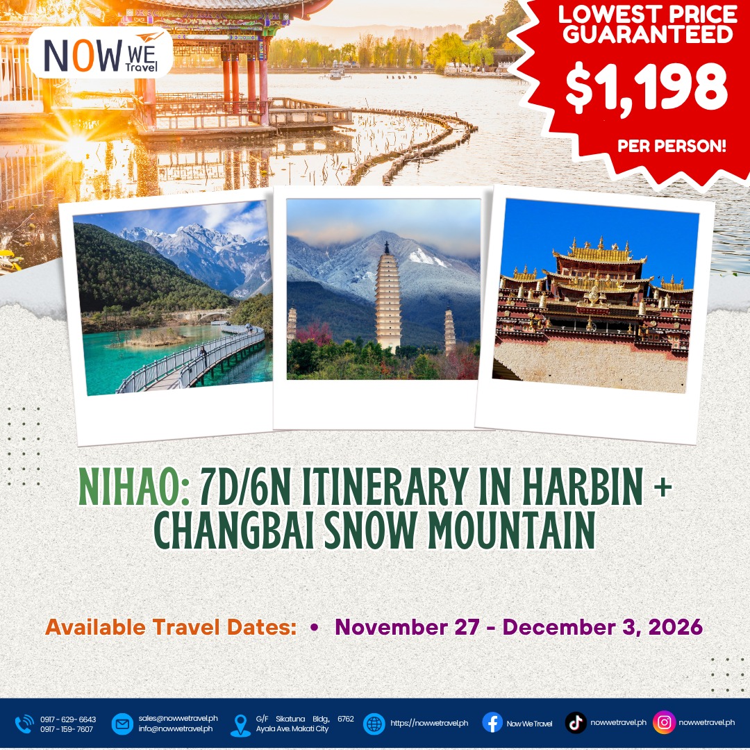 PablitoCabre0_o's tweet photo. Harbin + Changbai Snow Mountain Tour
Available: November 27–December 3, 2026

Your next winter adventure starts here. Message Nowwe Travel to book. https://t.co/z6grFimC2m