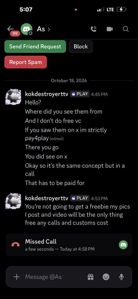 Slowbunny15's tweet photo. Don’t add my discord thinking you’ll be able to get free content all my stuff is #pay4play you don’t like it go bother someone else https://t.co/1pSI9uAVQJ