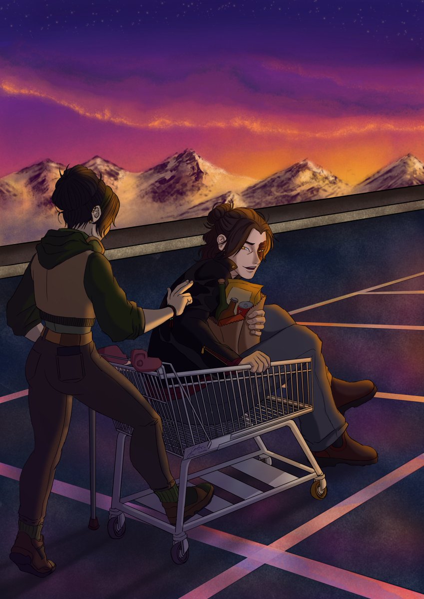 jadesunglasses's tweet photo. #ZutophWeek2026 Day 1: Domestic

(There may have been some threats to bend the cart around him if he didn't get in during their last minute grocery run. It wasn't even a real grocery run - Toph was just craving)

#zutoph #toko 

shoutout the emotional support by @Meggyslayer https://t.co/4OC9mSVKhn