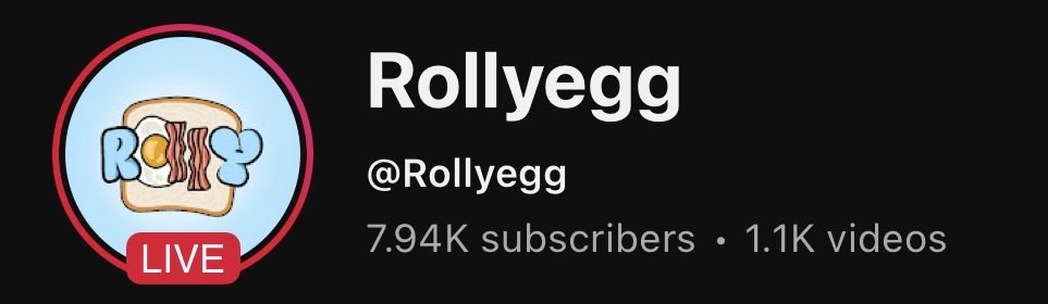 LadyAshy01's tweet photo. Doing this for #Rollyegg too because he’s almost to 8k subs. GO SUBSCRIBE TO HIM NOW!!!! https://t.co/FkRrcp4gUY
