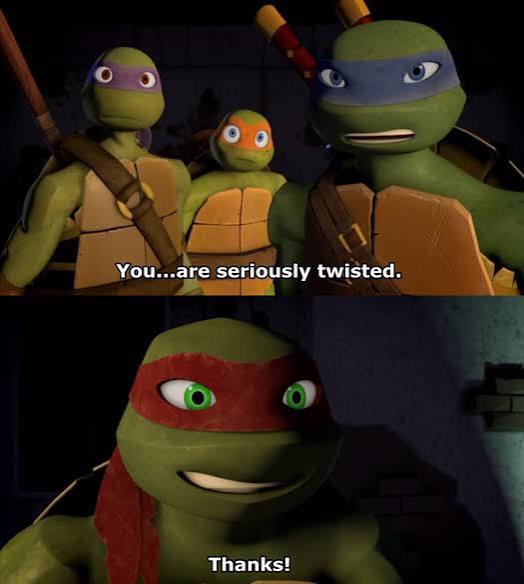 FutureLeoEnjoye's tweet photo. Hehehehe screenshot redraw :3

#tmnt2012 https://t.co/2fdlcZqTB8
