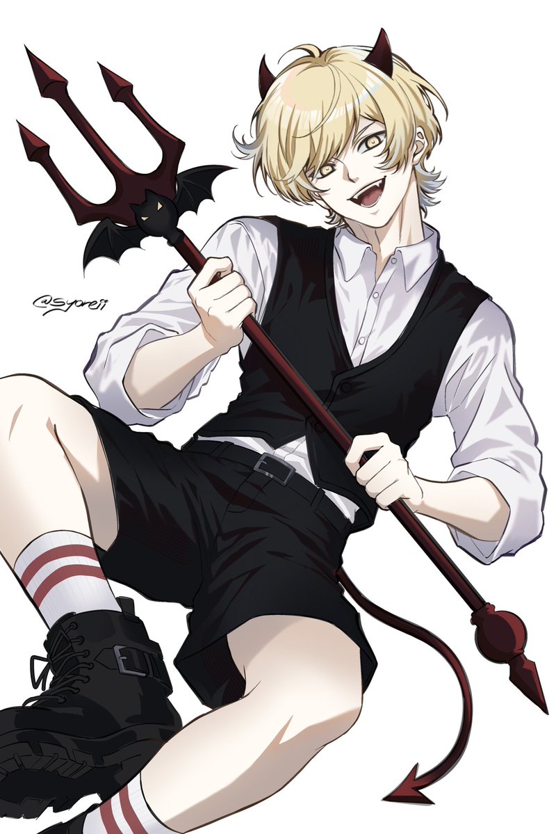 syoreii's tweet photo. Blue Lock x Halloween pt.10! Demon Charles 
#bluelock https://t.co/9ZS5tQU2FI