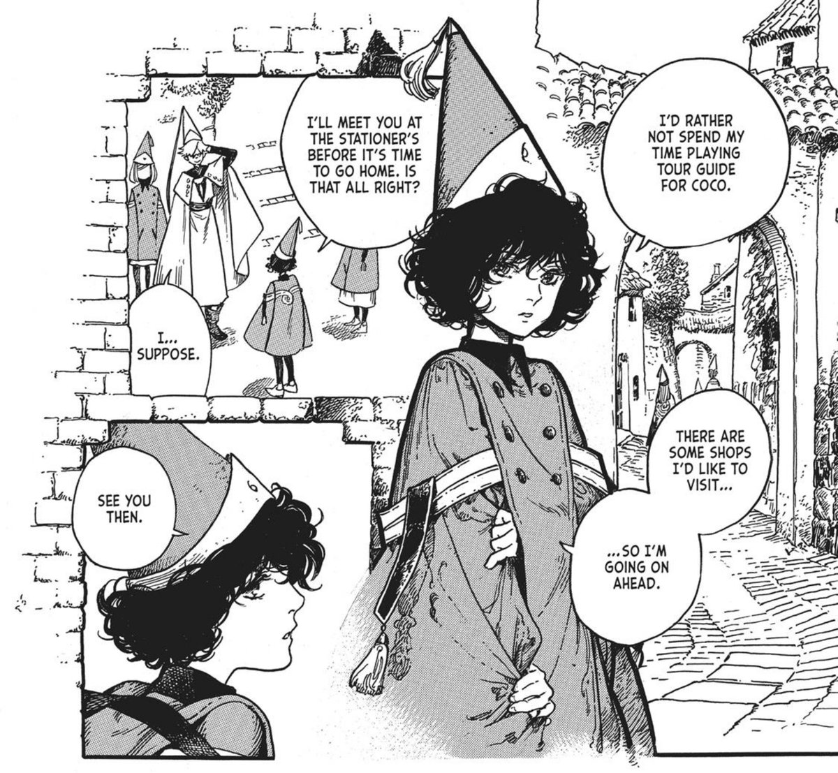 Yassonim's tweet photo. It's nice to see more curly heads in manga tho https://t.co/RK45atyDRd