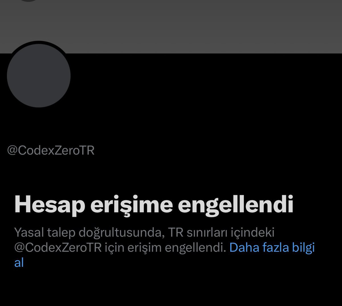 sebnemX81's tweet photo. @CodexZeroTtivn hesabın erişime engellendiği halde nasıl görebiliyorsun ben benim askıya alınan hesabımdan bi yere giremiyorum bakamıyorum. https://t.co/h9a3o2xoFL