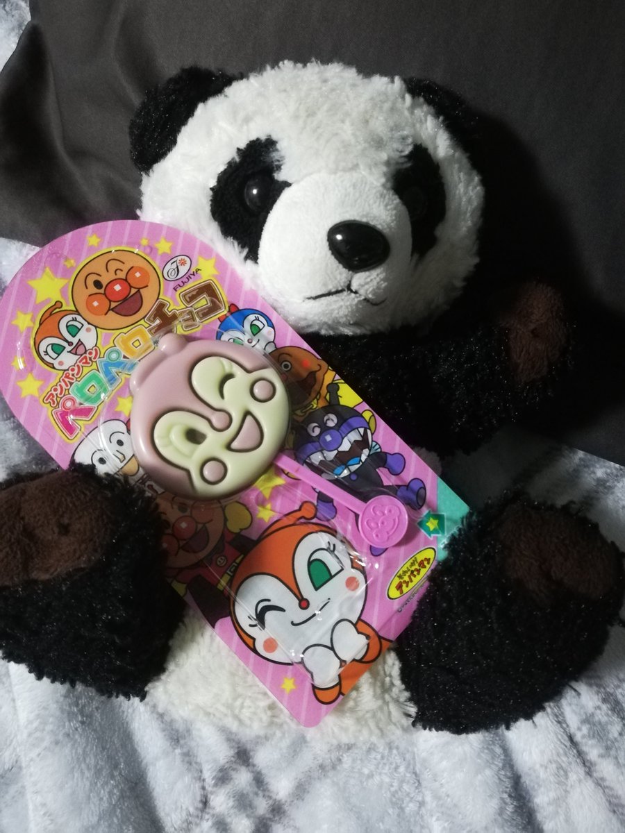 sheripanda's tweet photo. @ReINC_kazuha おはよう☀
かわいいね〜
うちのパンダもお菓子しか見ないけど（泣）
🐼<おかしちゃんすっき♪ https://t.co/U6vLoanK8k