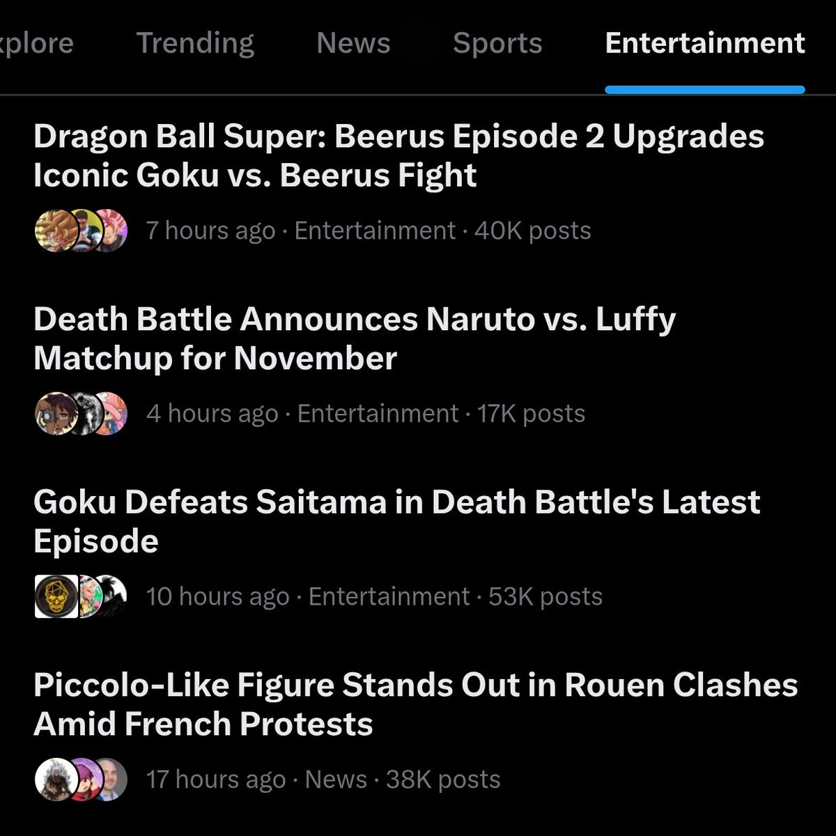 Spidey007129158's tweet photo. All topics are trending currently! 

- DRAGON BALL - https://t.co/6FRAmZ6atn