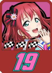 LL_IdolRacers's tweet photo. 19 laps remain, things are getting, very, very interesting!

Ruby Kurosawa and Setsuna Yuki stay out to lead the restart!

#LL_IRL #lovelive #NASCAR https://t.co/QPiJiYS6d9