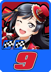 LL_IdolRacers's tweet photo. 19 laps remain, things are getting, very, very interesting!

Ruby Kurosawa and Setsuna Yuki stay out to lead the restart!

#LL_IRL #lovelive #NASCAR https://t.co/QPiJiYS6d9