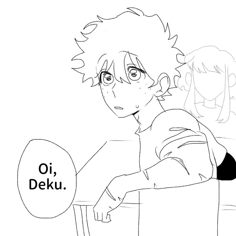 NyanCatEvil_'s tweet photo. I feel like I never draw them pre apology so here’s Uber-Tsundere 15 yo Katsuki (OOC, bite me) https://t.co/iDJwIGpN9T
