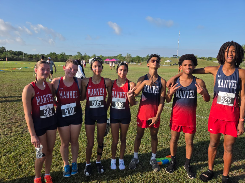 ManvelHS's tweet photo. A big Hoka Hey Shoutout to all the students who competed in the District Cross Country Meet during Fall Break.  Congrats to Jannie &amp; Jessica Cardenas who finished 1st &amp; 2nd place  and Isaac Rodas who finished 3rd place. All 3 seniors will move on to represent MHS at Regionals. https://t.co/o84Y9TQKim