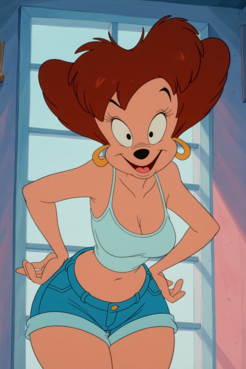 AliceStarai's tweet photo. Peg from goof troop ❤️‍🔥

#AIart #AIイラスト https://t.co/g3kyT5a9pP