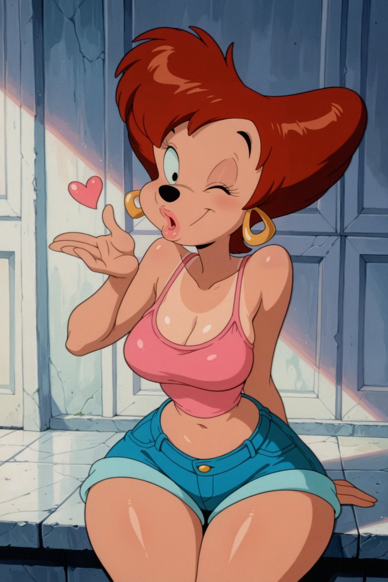 Alice_animate's tweet photo. Peg from goof troop ❤️‍🔥

#AIart #AIイラスト https://t.co/MhgmMdvNSr