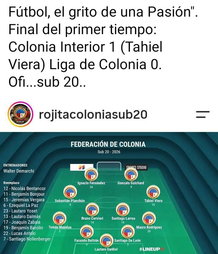 BidegarayMarta's tweet photo. Con gol de T. Viera gana la Rojita 1 x 0..
Vamo y vamooo!! https://t.co/ZLTv5SREZ9