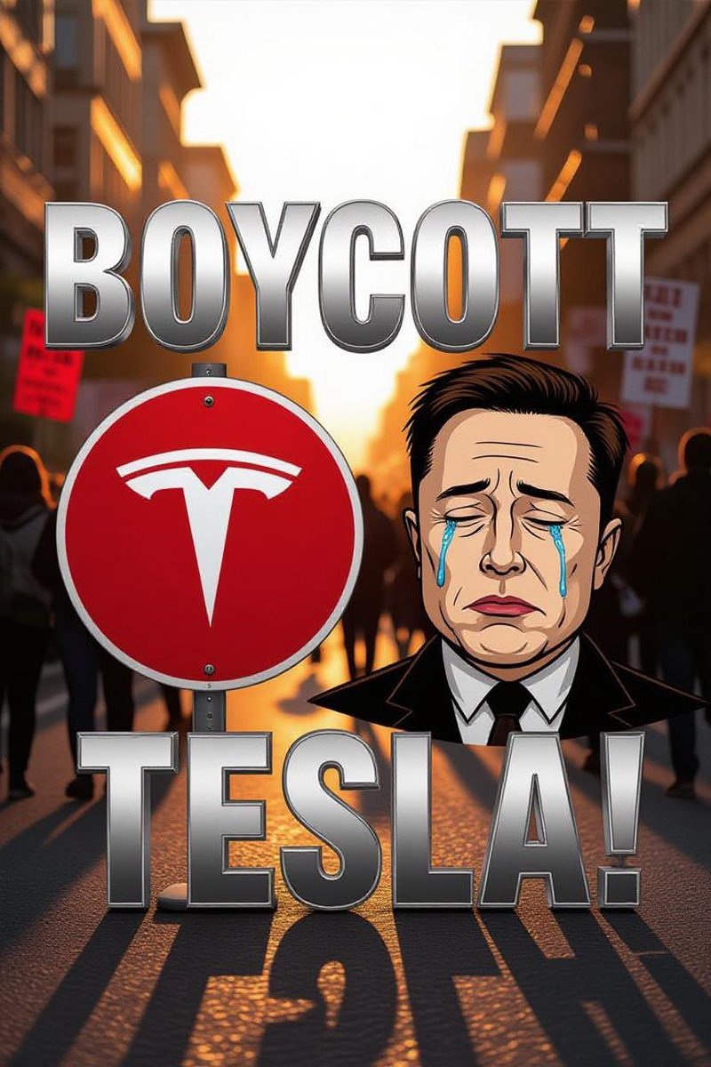 JulieanneW68388's tweet photo. Let's BOYCOTT TESLA. https://t.co/N5ySLEYg0d