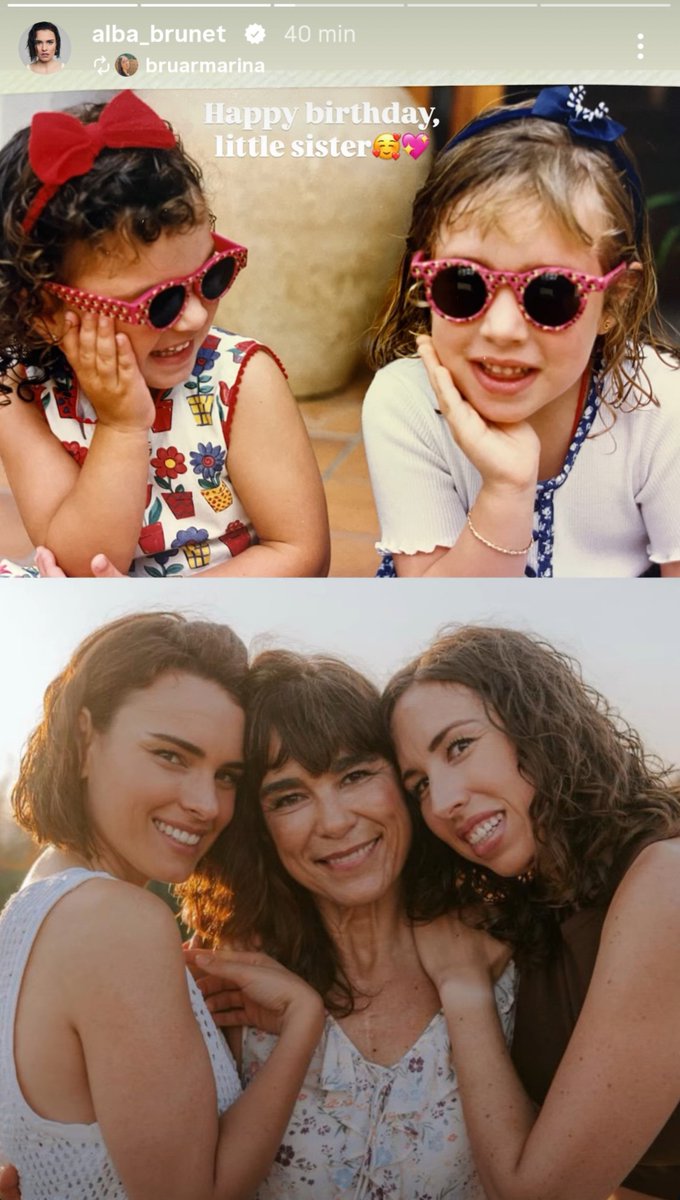 uncafeconcrema's tweet photo. Pero que bello domingo hemos tenido con todas estas fotos...

Alba con sus personas favoritas ♥️

Amo ver a Carol y Alba con su amistad de millones 

#BrunetDay
#DomingoDeAlbaBrunet https://t.co/URhIb1SQsh