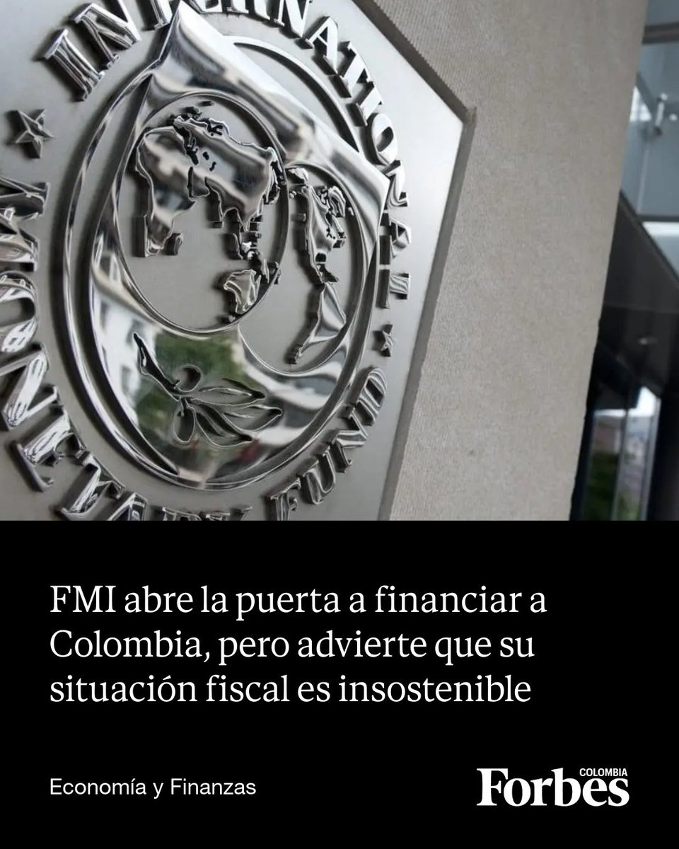forbescolombia's tweet photo. El organismo advirtió que el déficit primario alcanza el 3,5% del PIB y la deuda pública sigue aumentando. Una misión llegará a Bogotá a principios de noviembre para evaluar alternativas de apoyo, incluida una posible financiación.
➡️ https://t.co/aKKIKkHixe https://t.co/jRmNxcLrS1