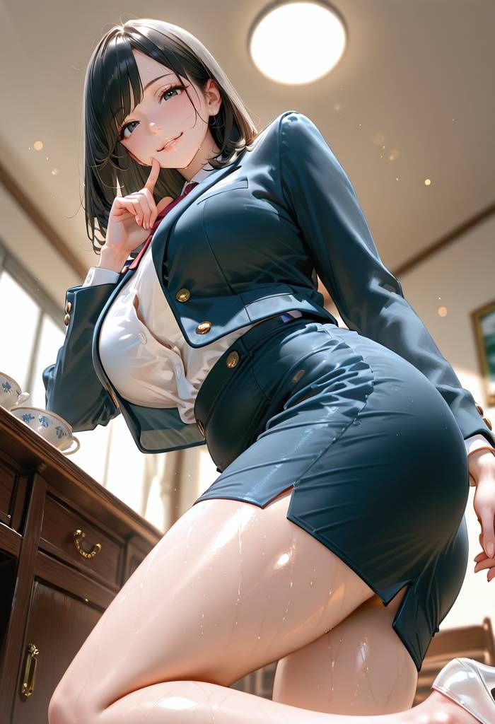 AbyssShadowAI's tweet photo. ねぇ…下から覗くの、ずるくない？（涼風なつな）
唇に指を添え、なつなが悪戯っぽく見下ろしている。
https://t.co/qMX326DLXd
#巨乳 #着衣巨乳 https://t.co/fmcYPQmQ5x