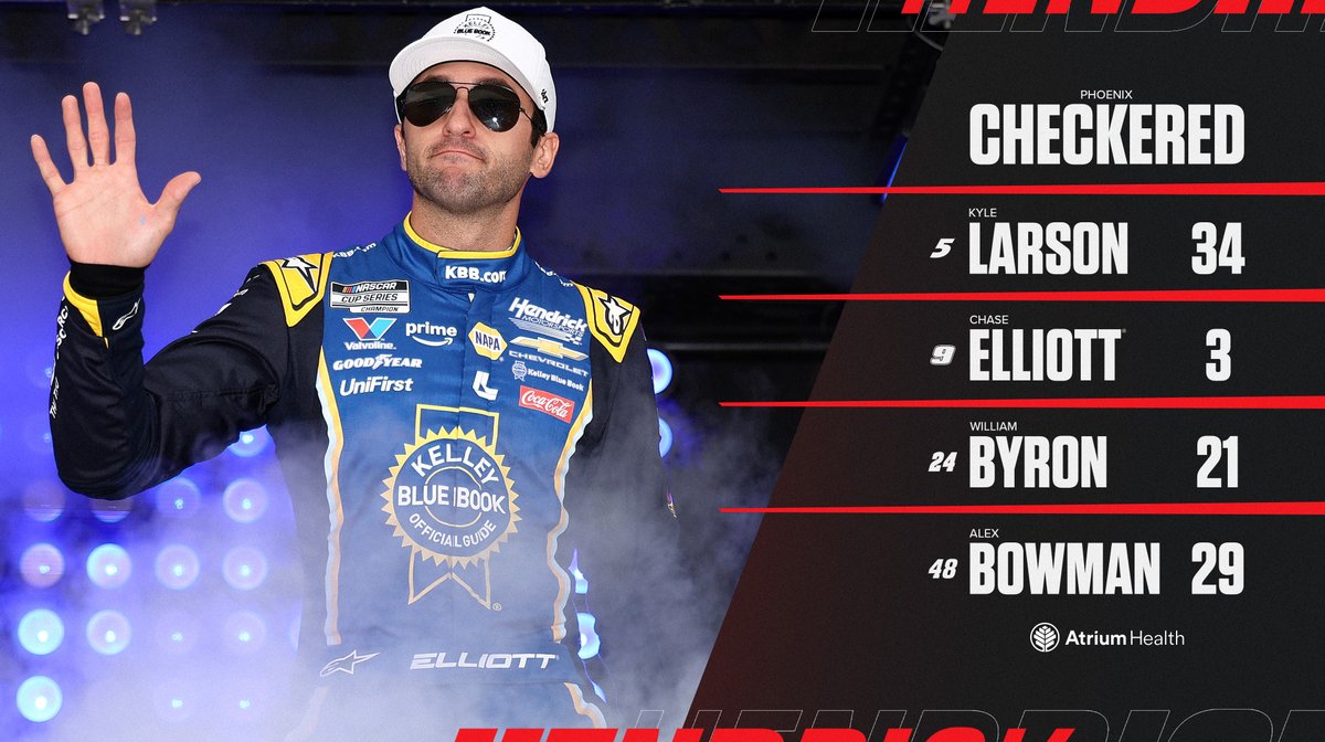 TeamHendrick tweet picture