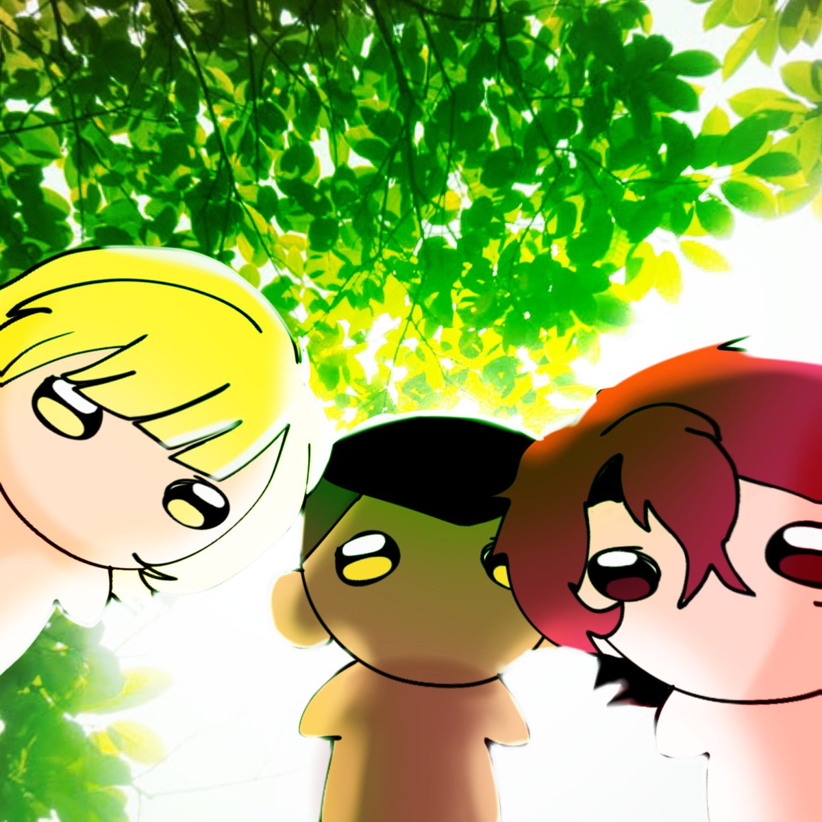 Zamruam's tweet photo. French trio of little amoebas 
#JulianLoki #VivianHugo #CharlesChevalier #hglk https://t.co/yczgHS66LZ