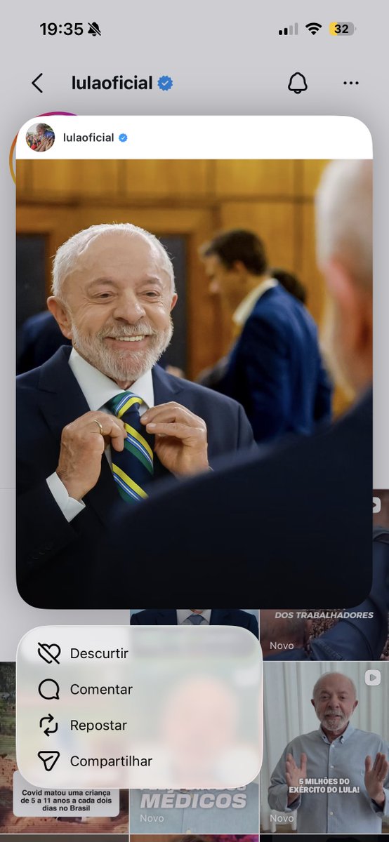 ifiwasabIuebird's tweet photo. o sorriso do presidente lula e do harry styles sendo o mesmo .. que lindo https://t.co/LG01CmDXTj