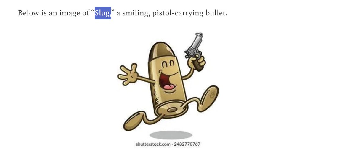PetalSoI's tweet photo. LMAO WHAT??? GOVERNMENT JUST CREATED "Slug" A SCHOOL SHOOTING MASCOT,

Slug shows kids that it can be safe to own a gun - https://t.co/HGCw6hnbkn

Launching in schools across the US on Monday!!!
https://t.co/8tImwQhxrX https://t.co/DcbkQS7rIH