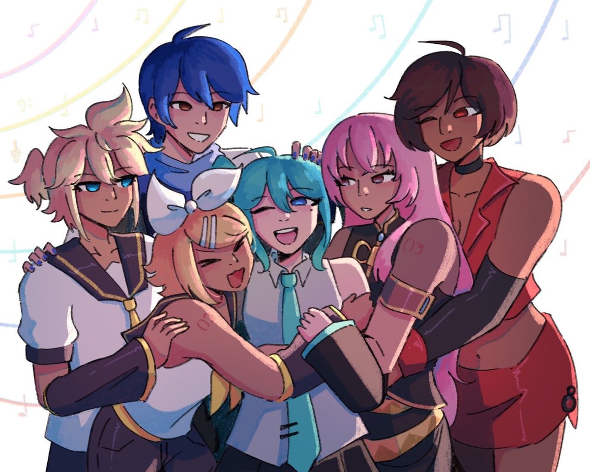 JayaArts's tweet photo. voca family🎶 #VOCALOID https://t.co/alAWJlhmOx