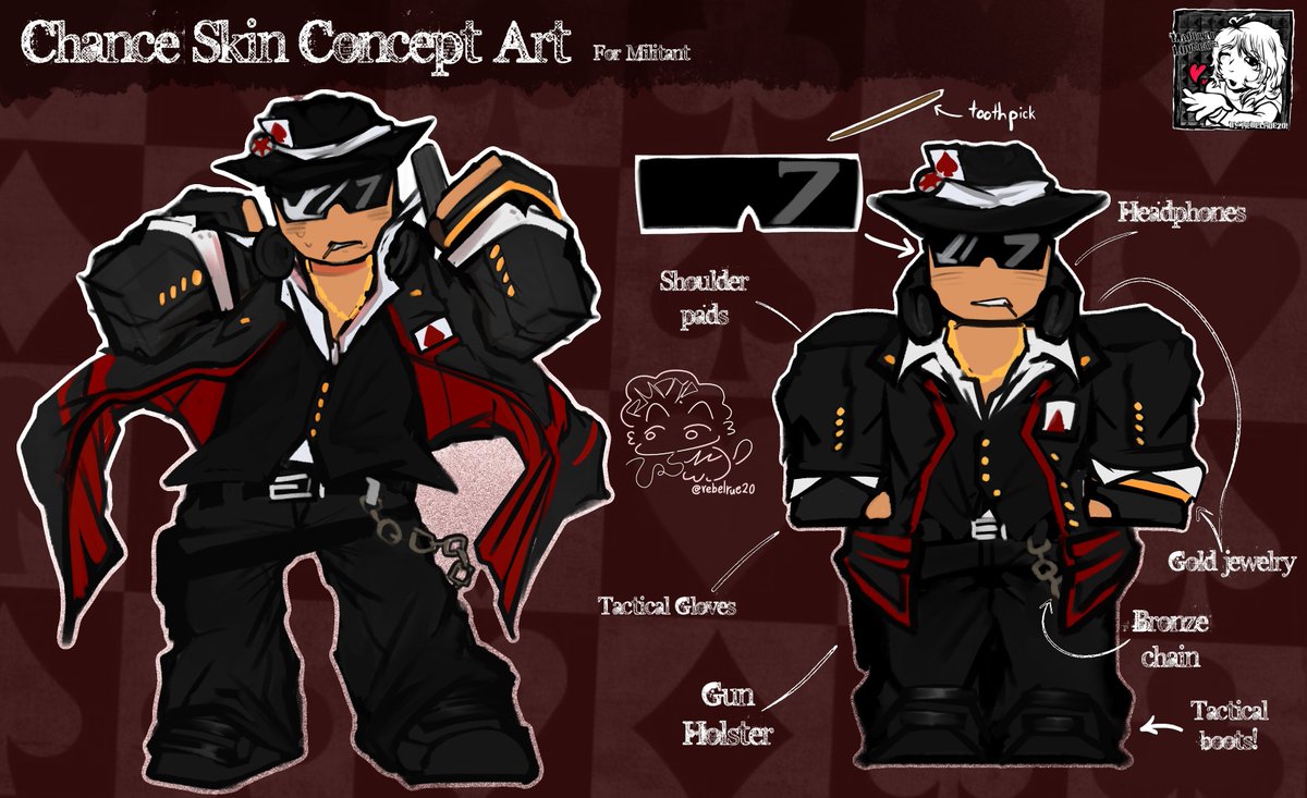 Forsaken_News's tweet photo. 🚨News🚨

The Forsaken skins in DOOMED 4 DIE will be returning for a limited time soon!
Here's a look at the Chance Militant redesign!
Model by: @/insanity_franken
Concept by: @rebelrue20 

|https://t.co/ocHiJRKWwE|

#StudSystems #DOOMED2DIE #Forsaken #forsakenroblox #chance https://t.co/j4NbGAxjFT