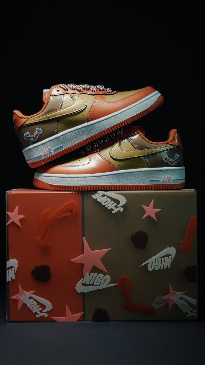 SBDetroit's tweet photo. NIGO x j-hope x Nike Air Force 1 ’01 “Burnt Sunrise” 🐿️ 

🗓️ October 22nd

FULL DETAILS:  https://t.co/R8eNxlTjwg https://t.co/wYGEissYOI