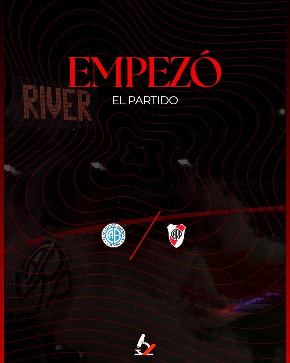 milloscopio's tweet photo. ⏱️ ¡EMPEZÓ EL PARTIDO!

River ya juega frente a Belgrano. 🔴⚪

#vamosriver #riverplate #river https://t.co/o0en1ymKeK