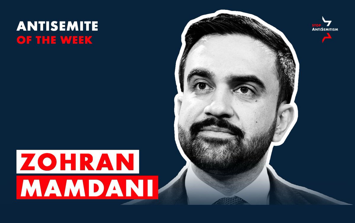 StopAntisemites's tweet photo. Antisemite of the Week Zohran Mamdani is celebrating his birthday today, asking for one wish - for people to vote.

We couldn’t agree more - if more people had voted in the Democratic Mayoral primary, NYC wouldn’t be stuck with this man. https://t.co/kQicnGNOmL