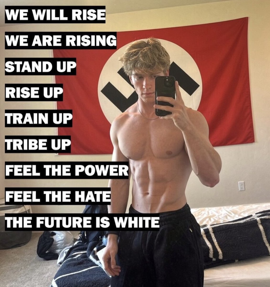 ILBABJake's tweet photo. My toxic white little bro gets it. 
Get the fuck on board. https://t.co/jotTJJJFH7