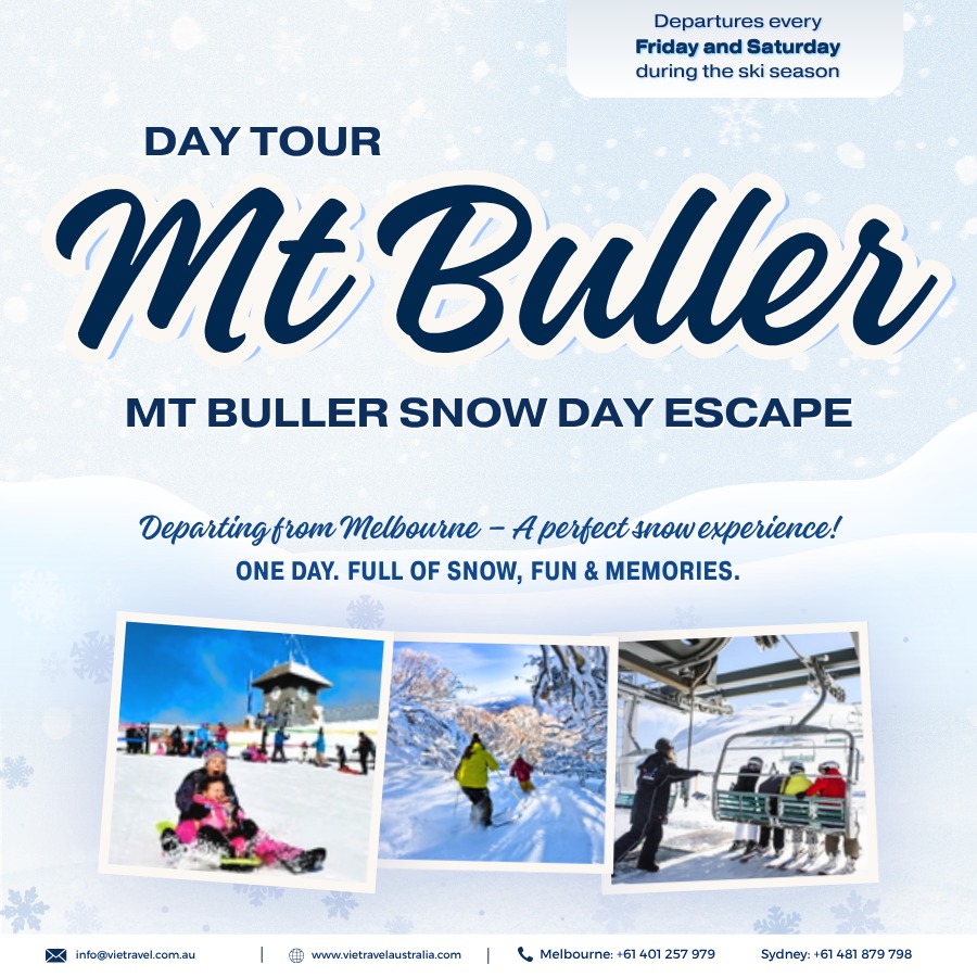 OnuRAYATA's tweet photo. Escape the city and spend a full day surrounded by snow, alpine views, chairlift rides, snow play, and cozy mountain vibes at Mount Buller ✨

Available https://t.co/PYBgTy4Wtf