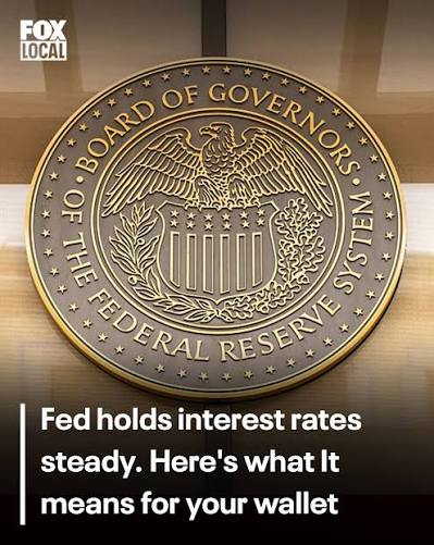 JasmineTan168's tweet photo. The Federal Reserve holds interest rates steady, emphasizing continued focus on inflation data. https://t.co/srNv6hhK1s